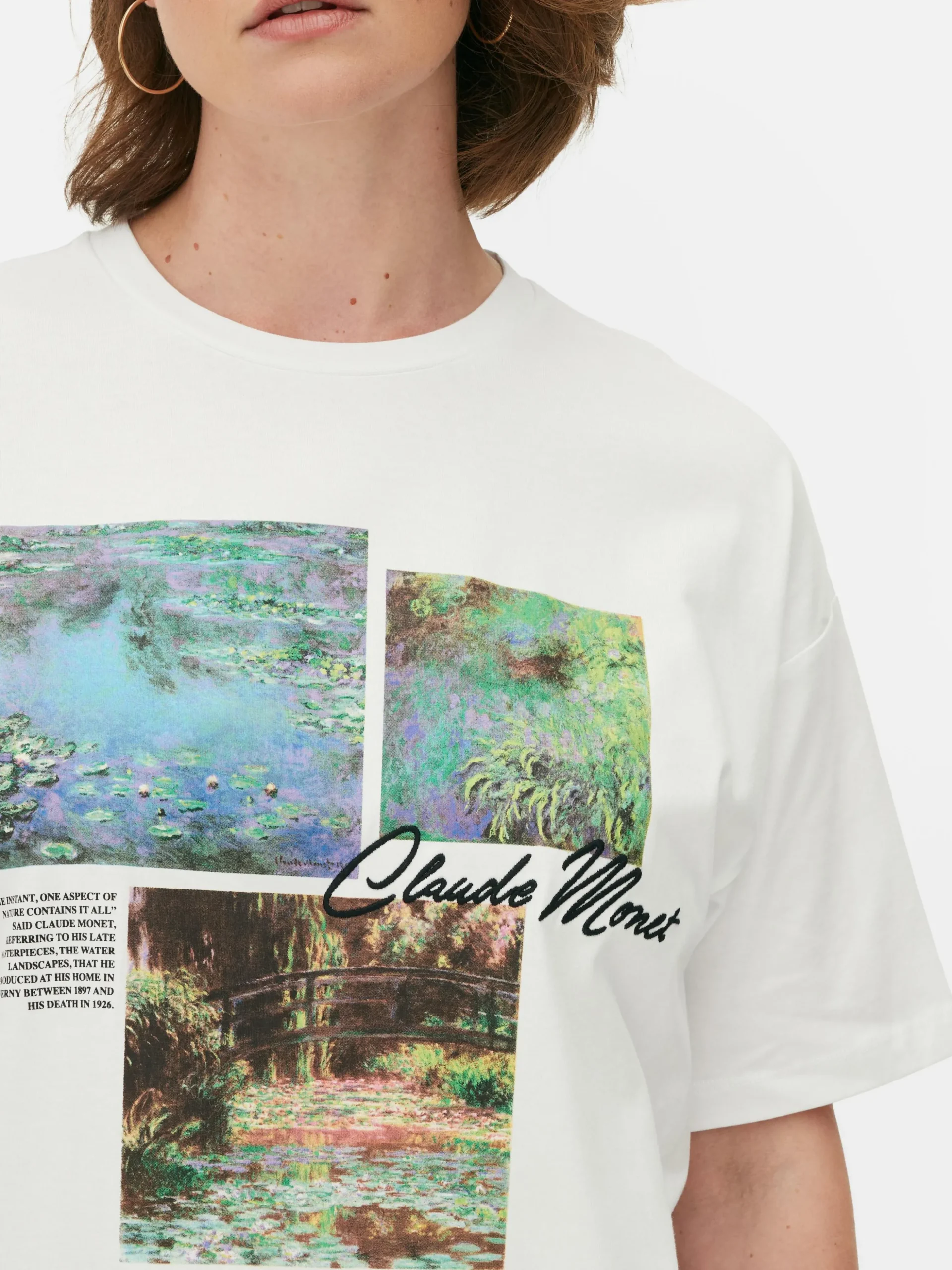 Claude Monet Panel Graphic T-Shirt