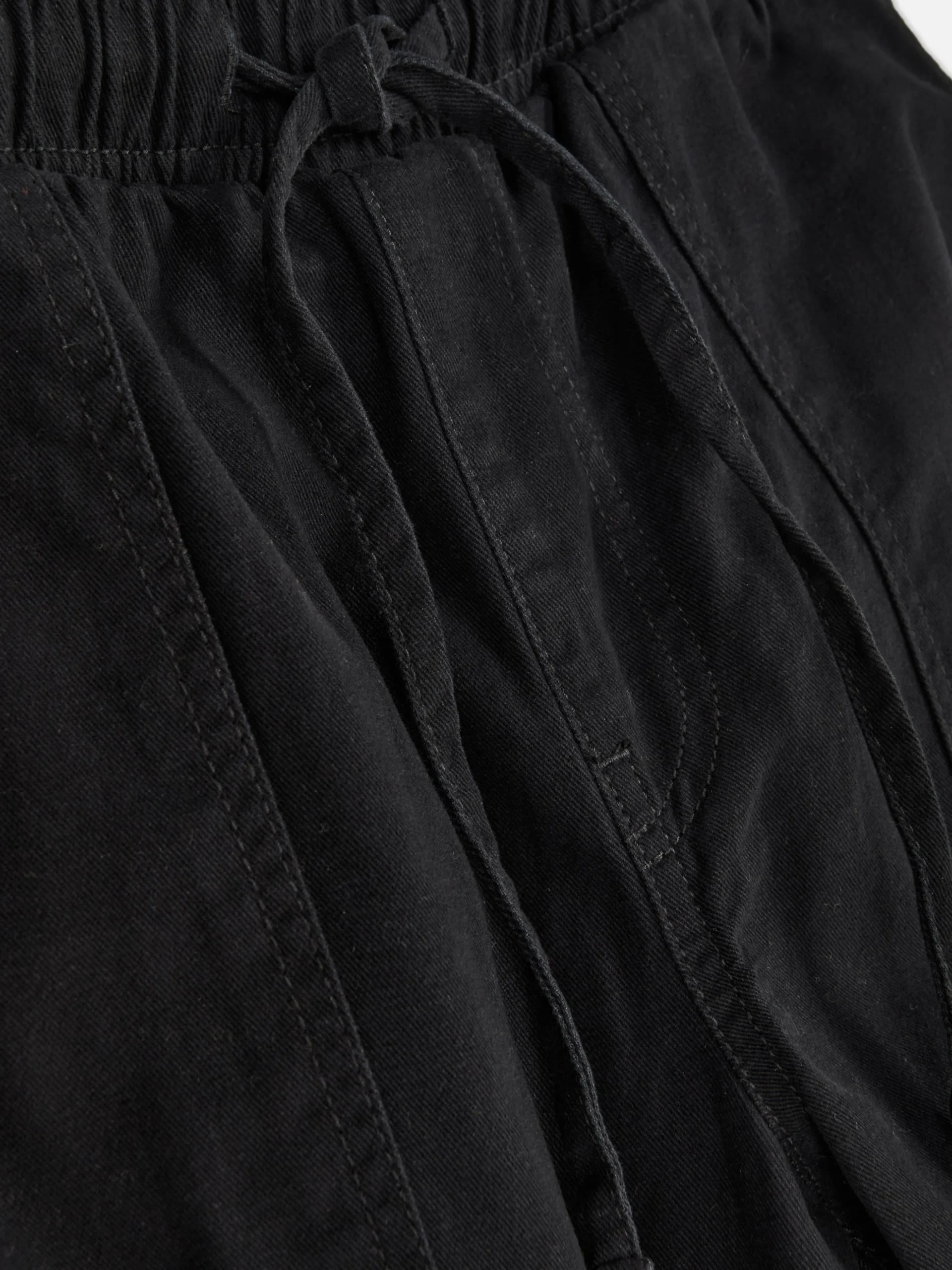 Denim Drawstring Joggers