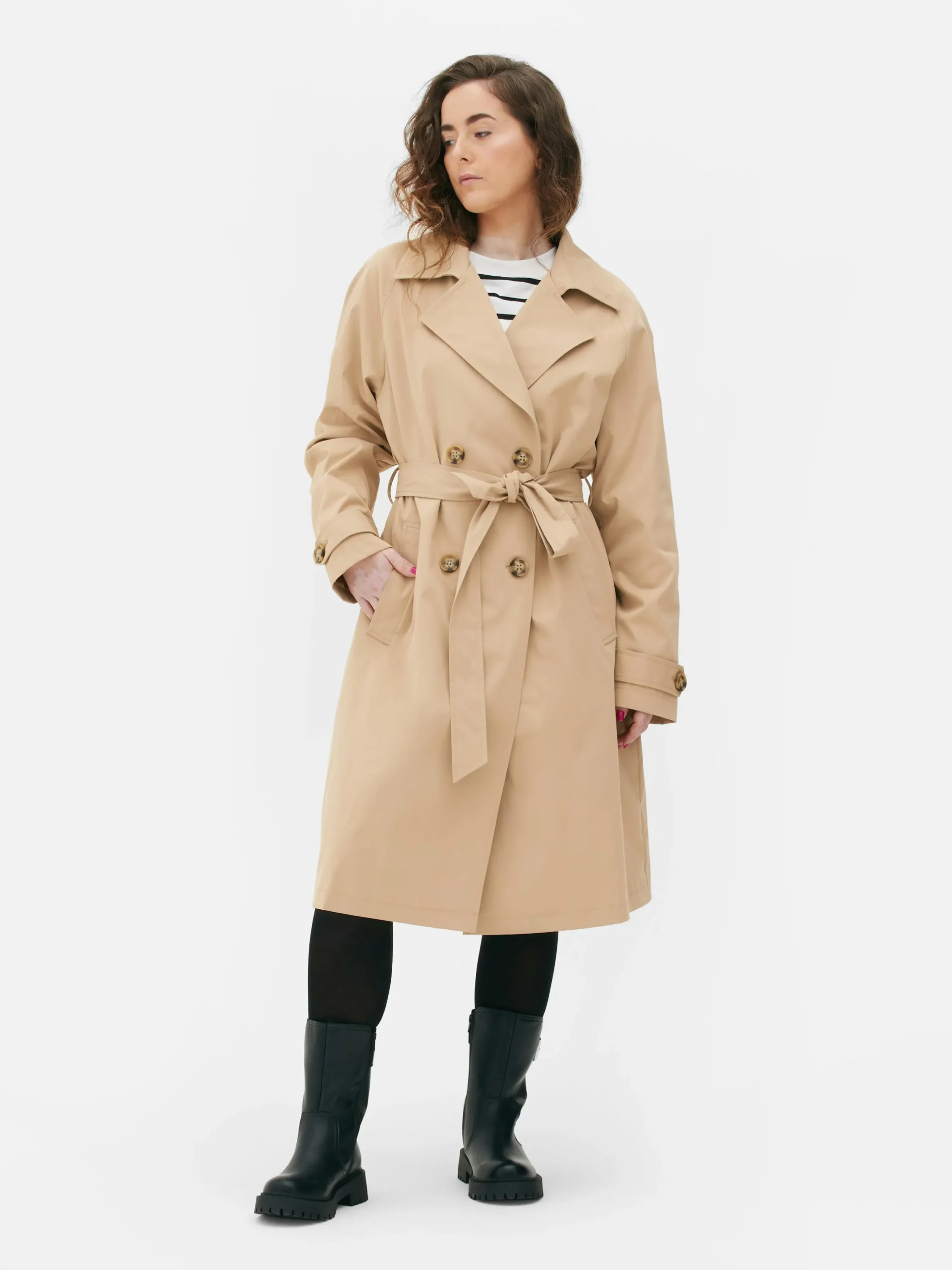 Double Breasted Trench Coat
