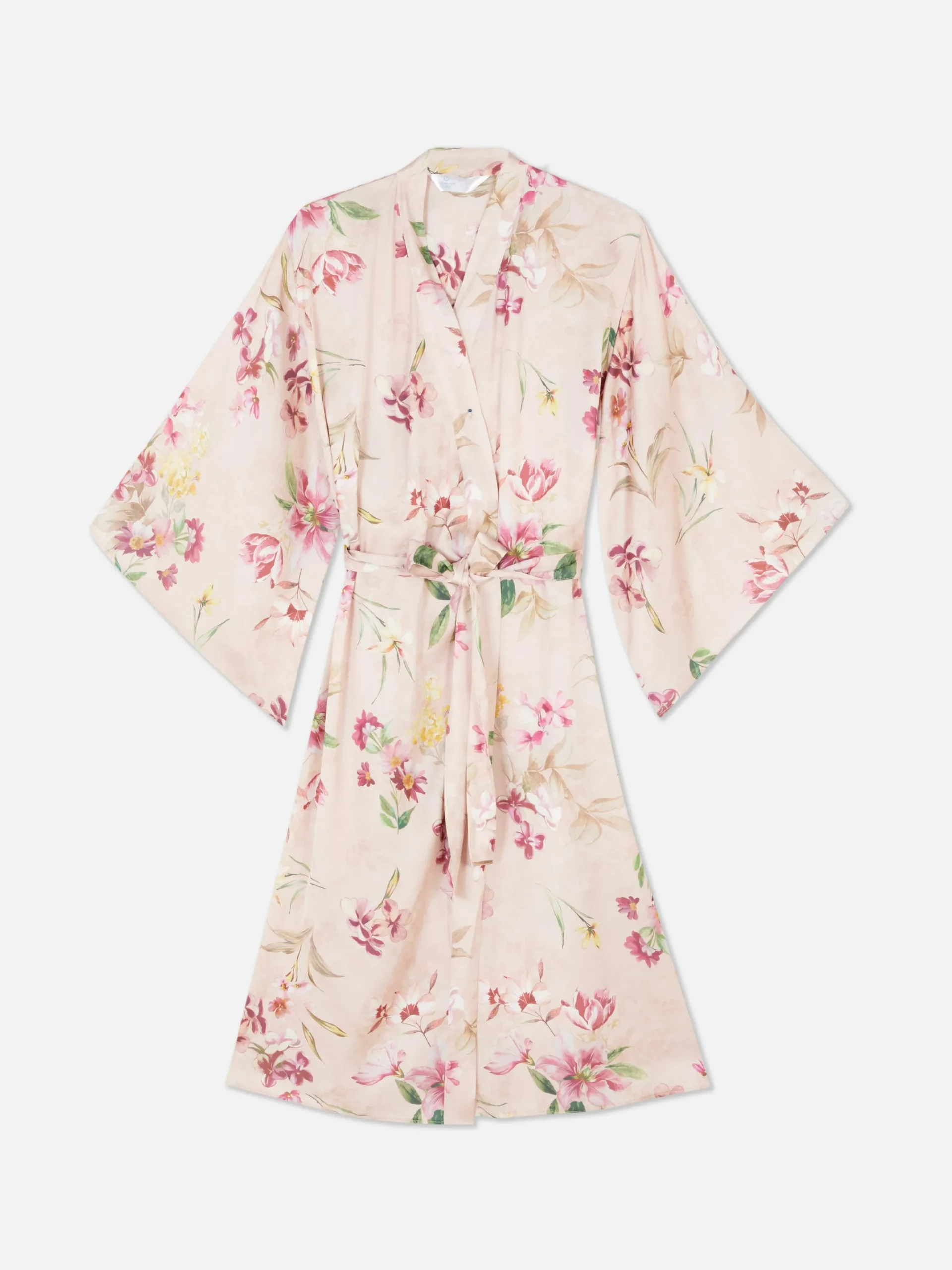 Floral Satin Robe