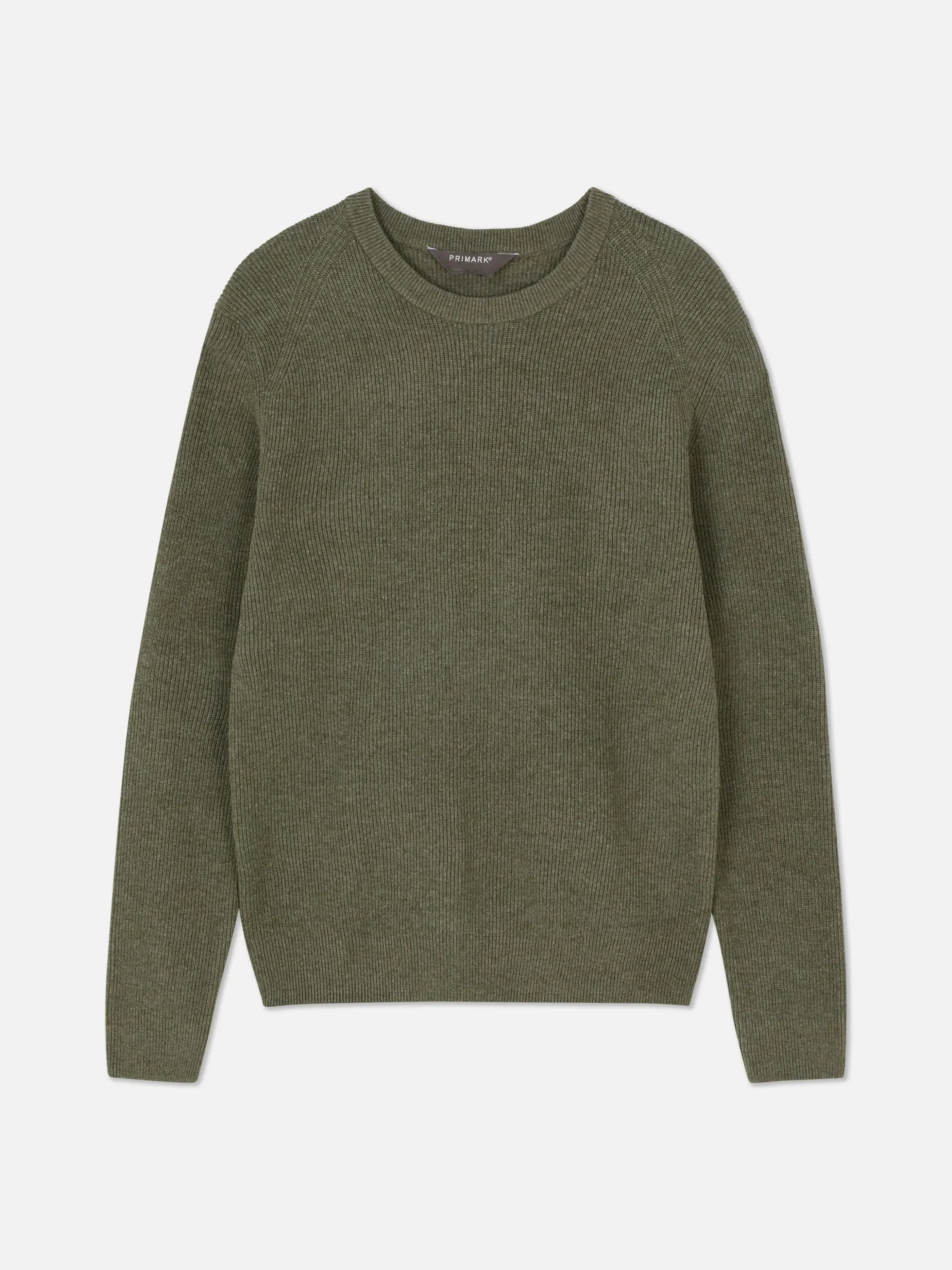 Ribbed Crew Neck Sweater