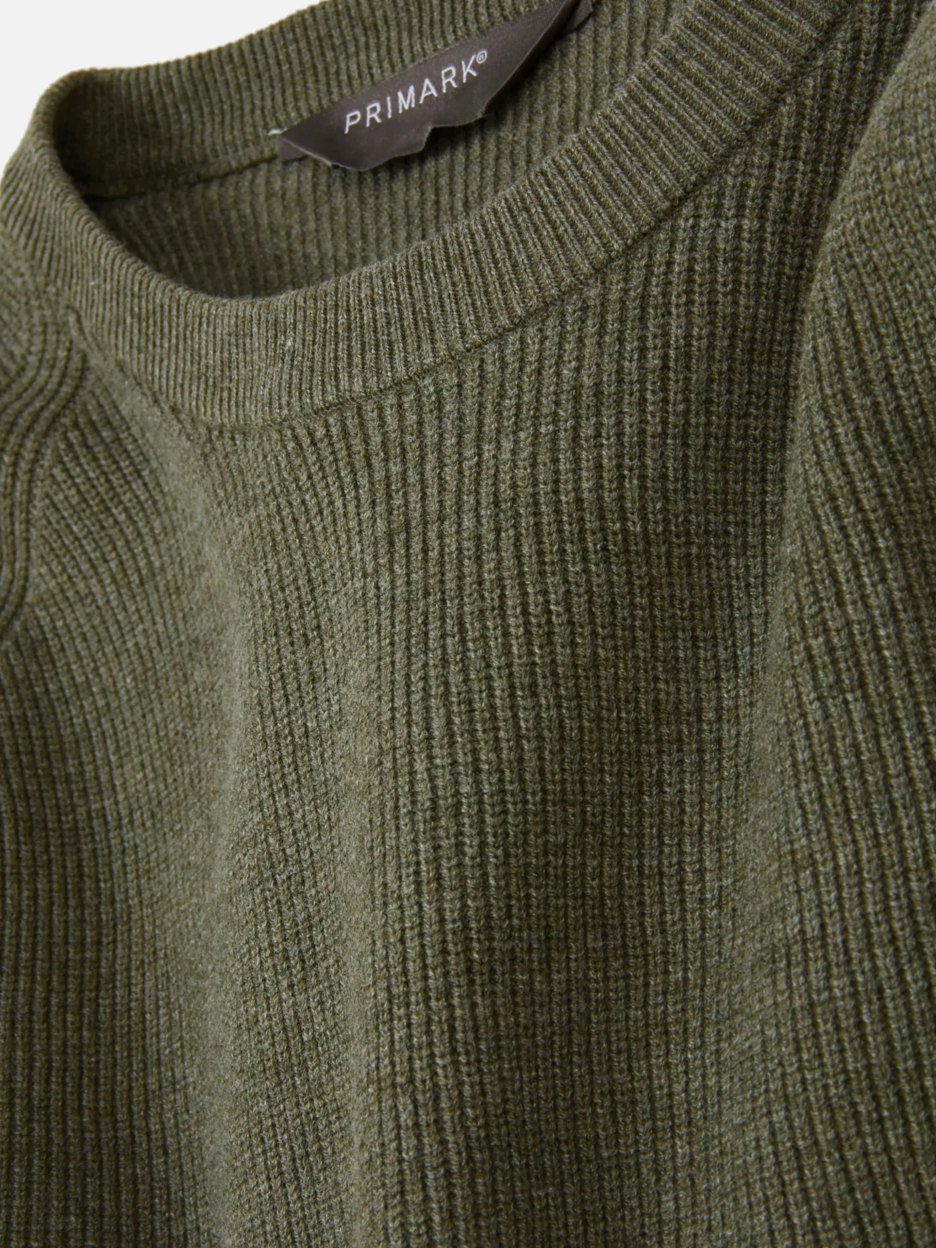 Ribbed Crew Neck Sweater