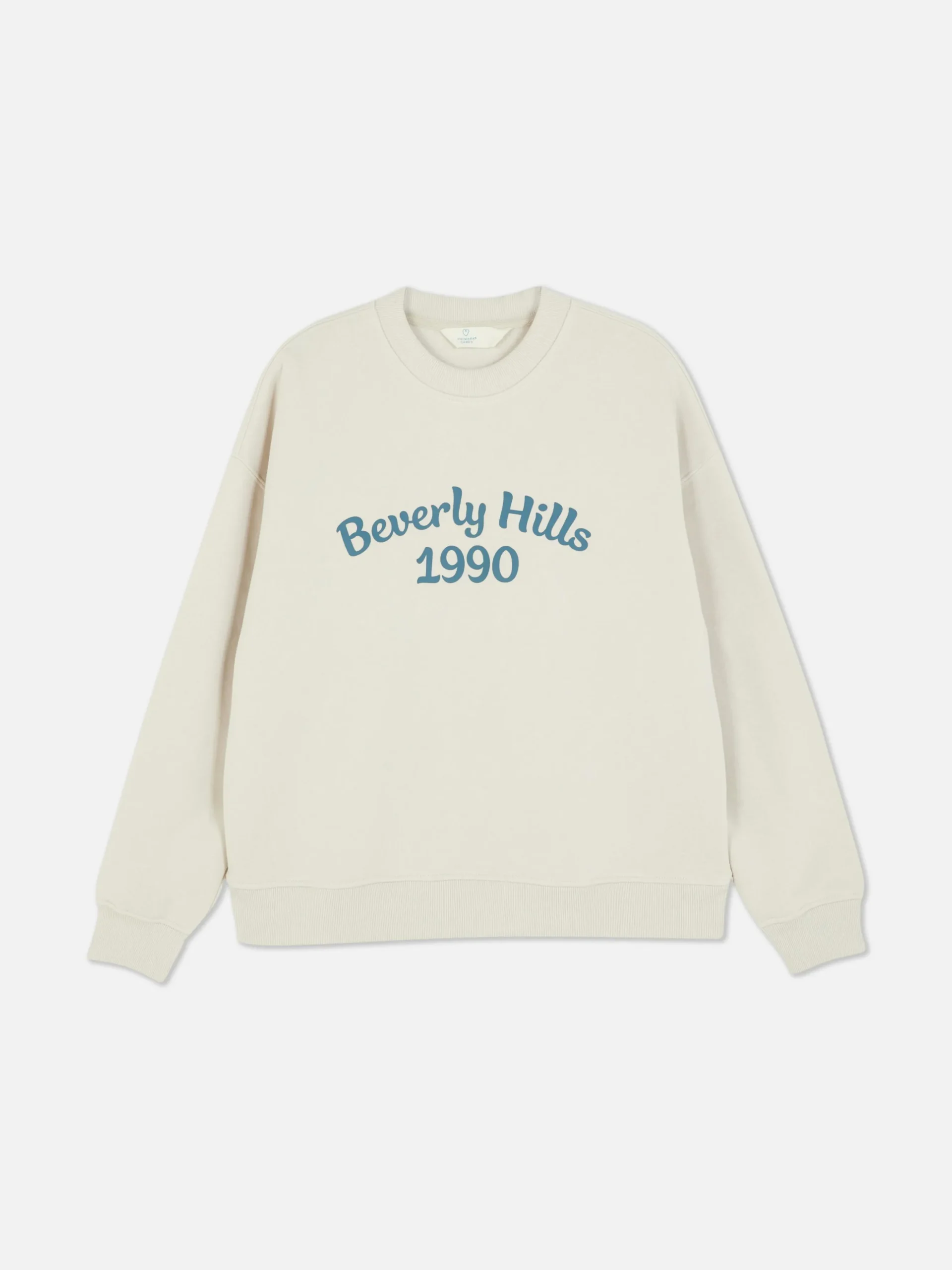 Slogan Crew Neck Sweatshirt